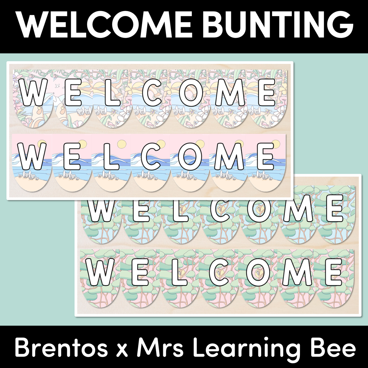 WELCOME BUNTING - The Brentos Collection