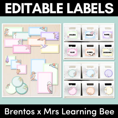 2500+ EDITABLE LABELS - The Brentos Collection