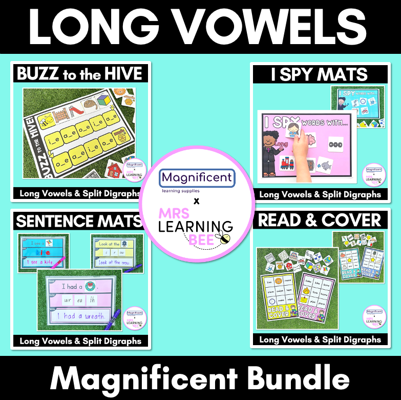 Long Vowels & Split Digraphs Magnificent Bundle