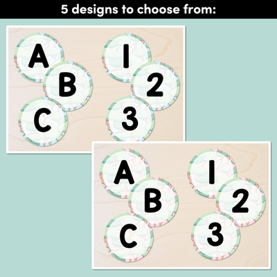 EDITABLE ACCENTS - Alphabet & Numbers - The Brentos Collection