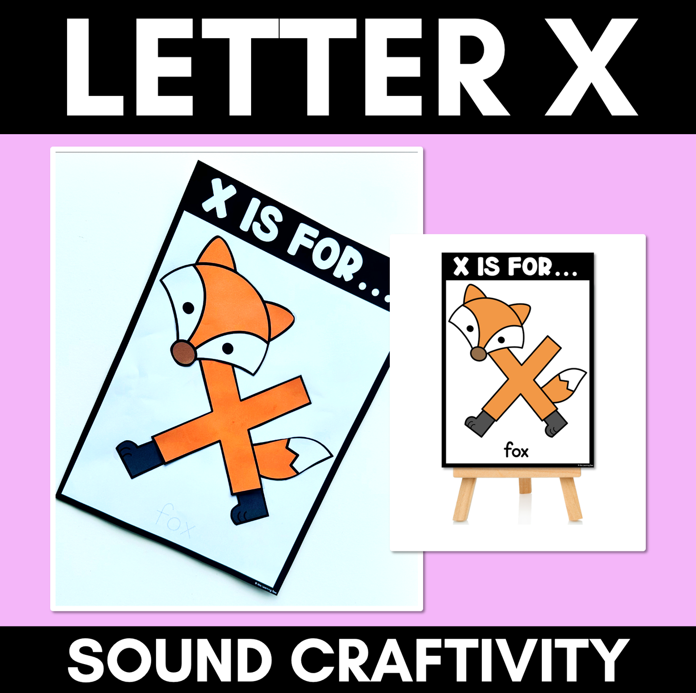 Sound Crafts - Letter X - X is for Fox