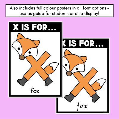 Sound Crafts - Letter X - X is for Fox