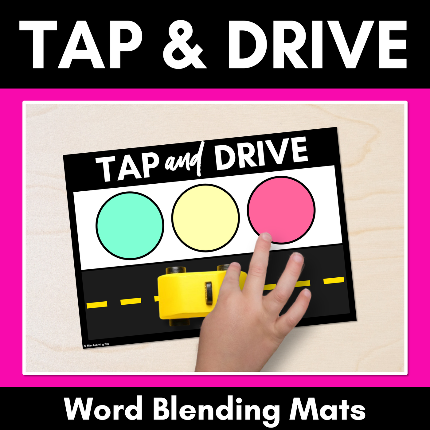 Tap & Drive Word Blending Templates