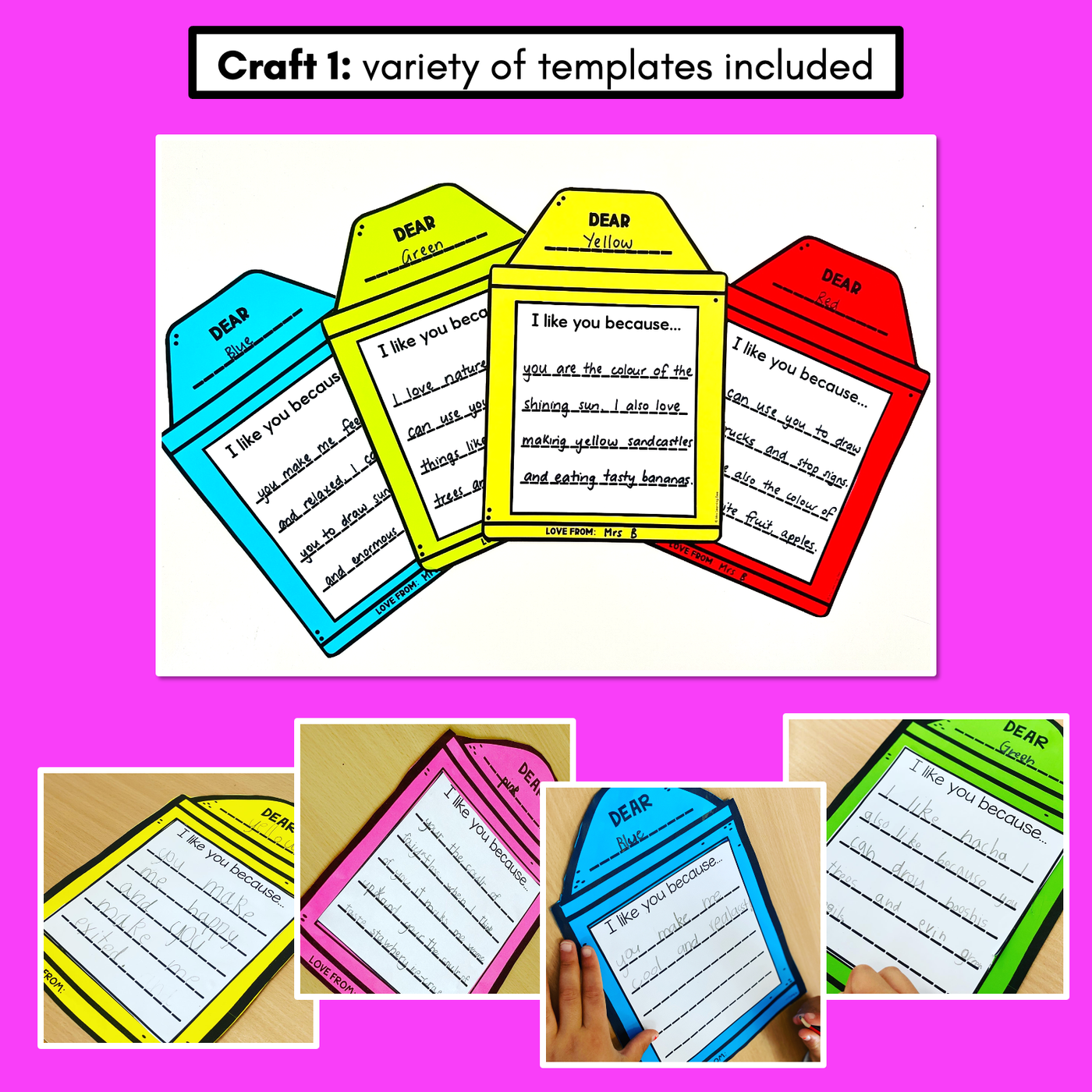 Crayon Crafts - Persuasive Writing & Opinion Writing Crafts - The Day The Crayons Quit