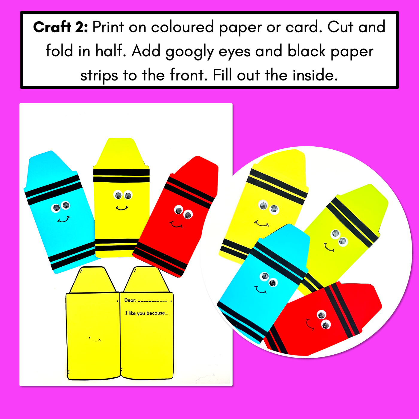 Crayon Crafts - Persuasive Writing & Opinion Writing Crafts - The Day The Crayons Quit