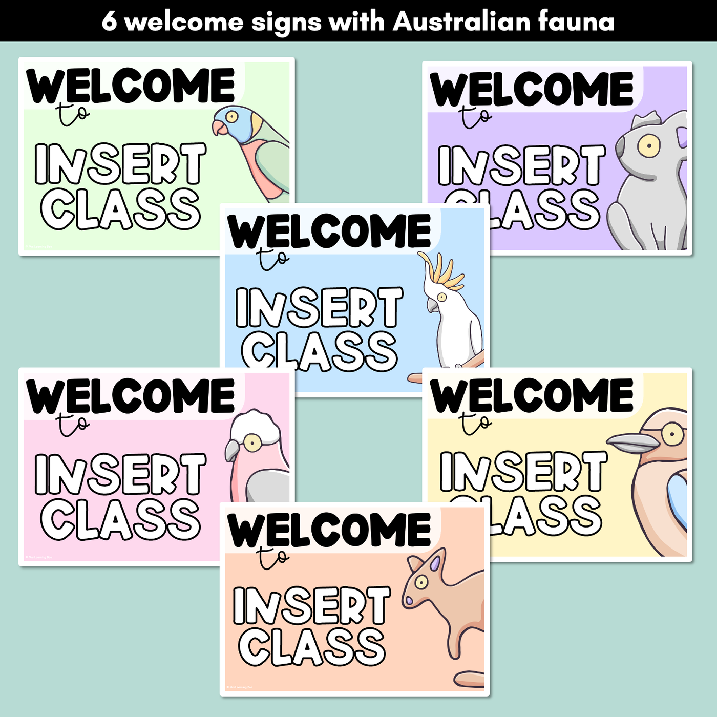 Welcome To Our Class EDITABLE SIGNS - The Brentos Collection