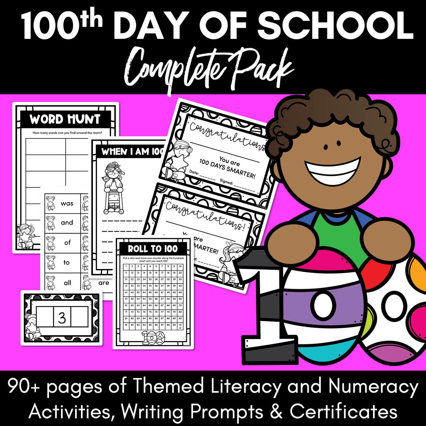 100th Day of School Activities - 100 Days of School Celebration