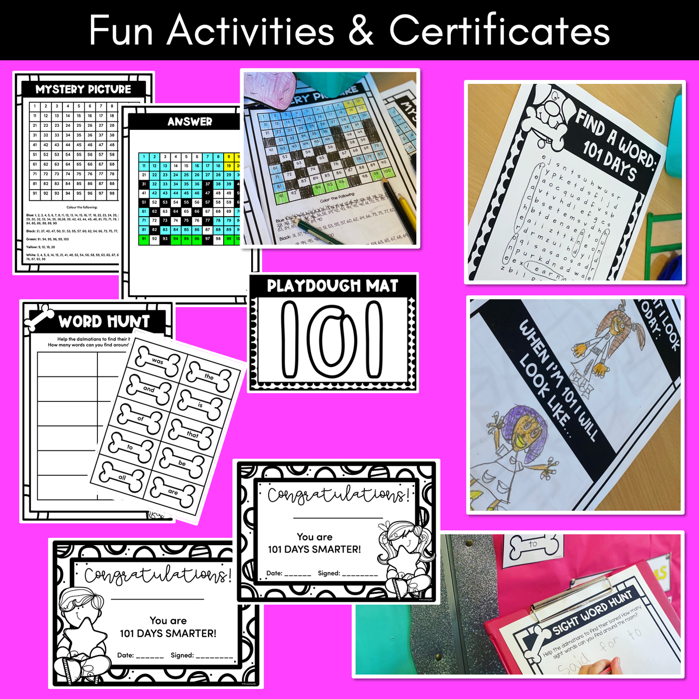 101st Day of School Activities - 101 Days of School Celebration Pack