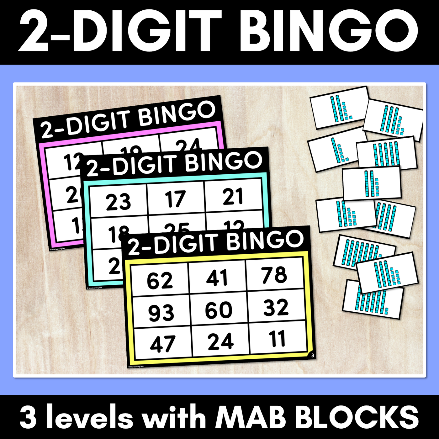 2-Digit Number Bingo with MAB Blocks
