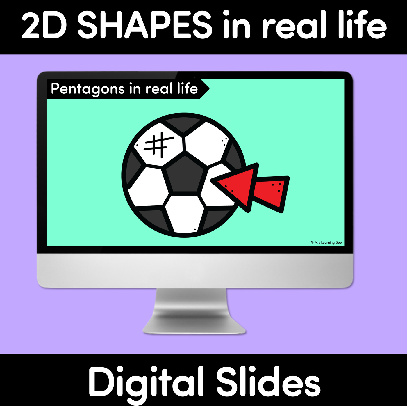 2D Shapes in Real Life Digital Slides