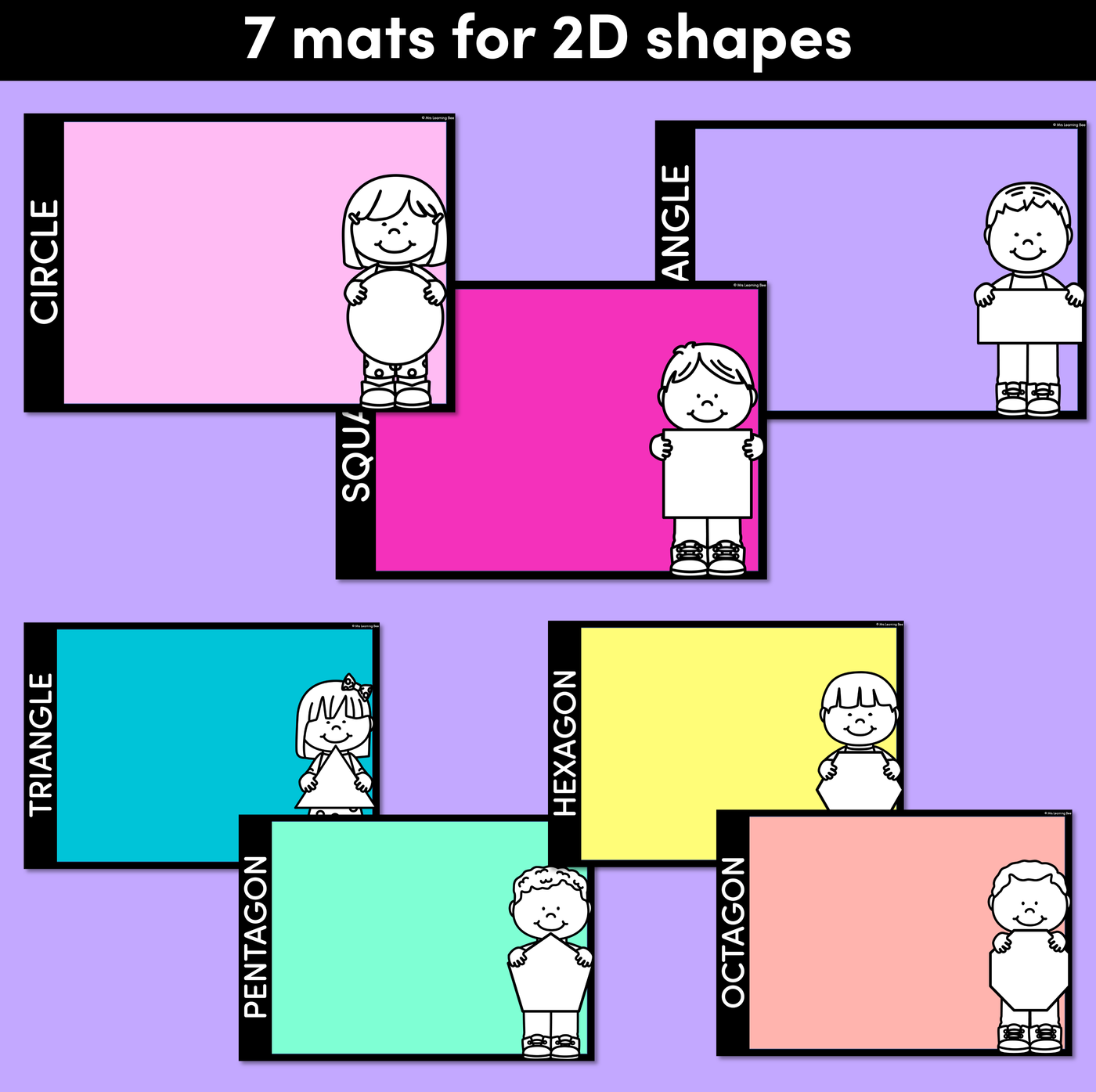 2D Shapes in Real Life - Sorting Mats