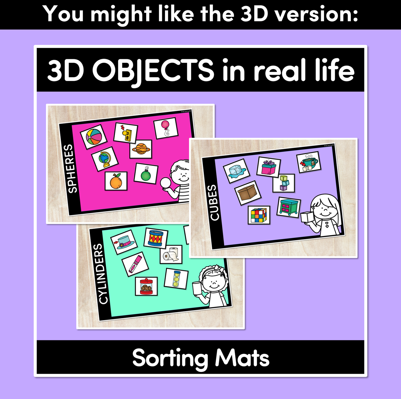 2D Shapes in Real Life - Sorting Mats
