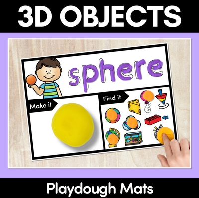 3D Object Playdough Mats