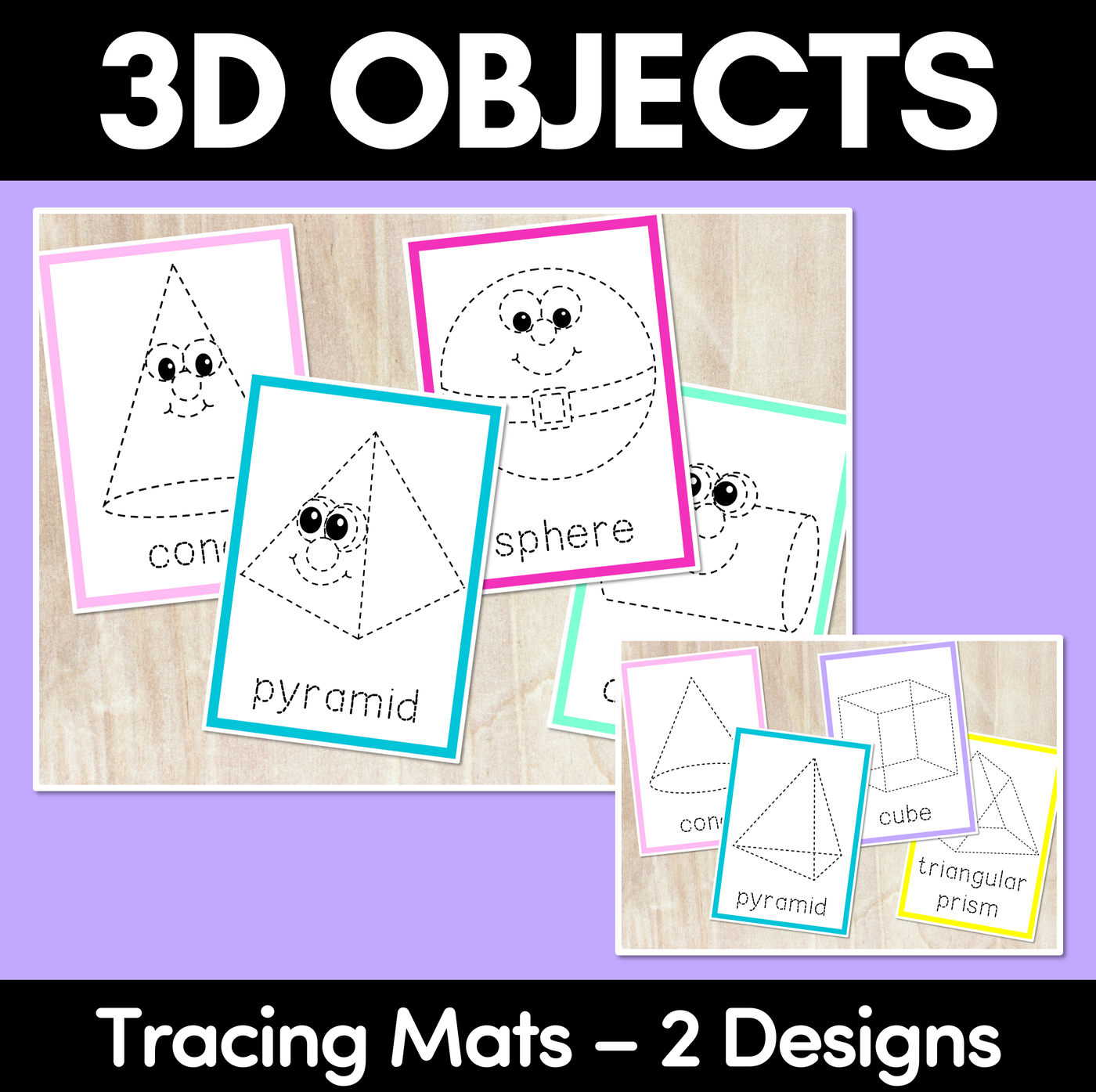 3D Object Tracing Mats