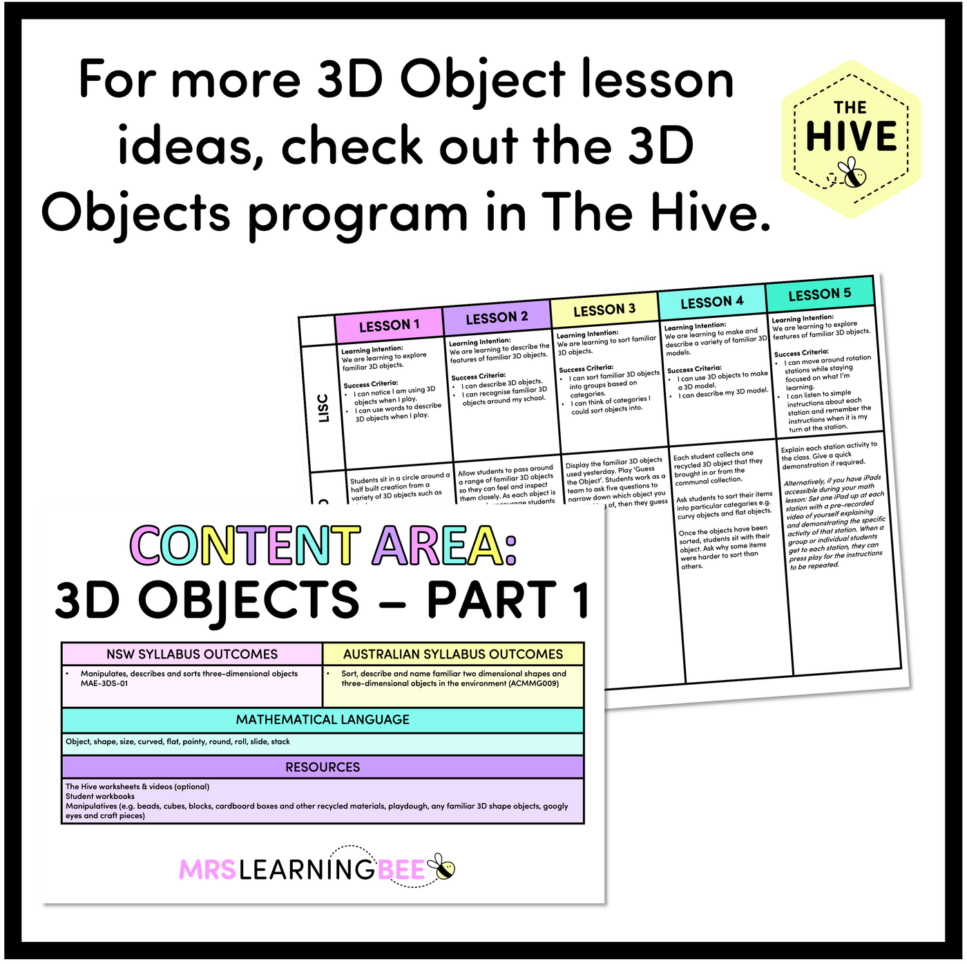 3D Object Tracing Mats