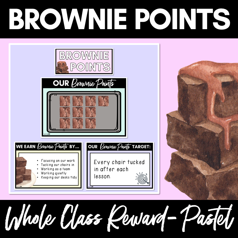PASTEL DECOR Brownie Point Class Reward System | Whole Class Reward