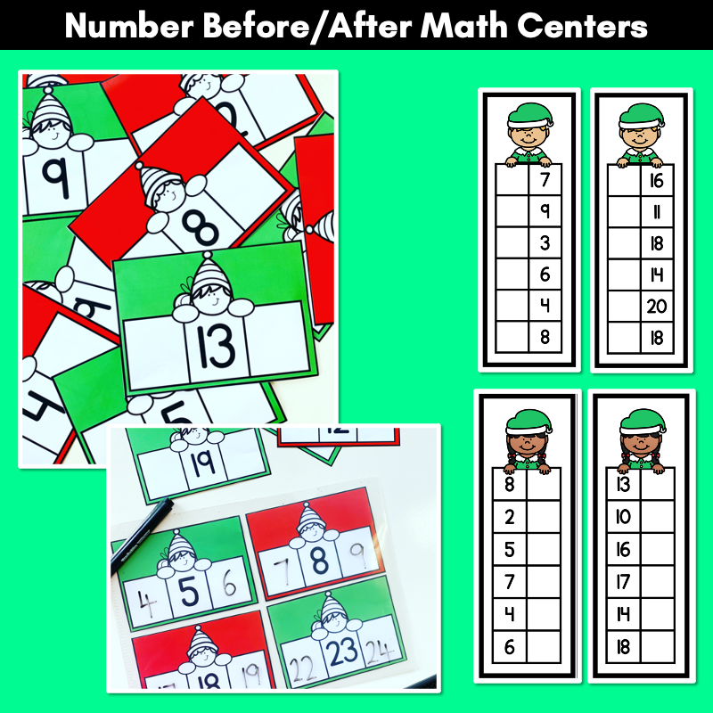Christmas Activities Kindergarten | Christmas Math