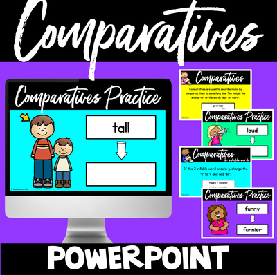Comparative Adjectives PowerPoint Slides