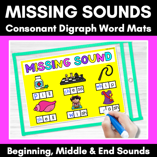 Missing Sound Mats | Common Digraphs
