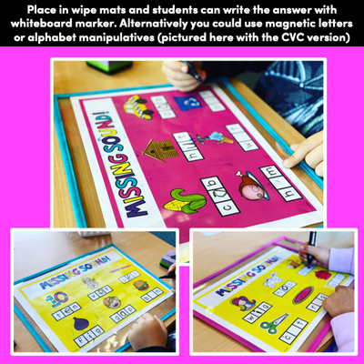 Missing Sound Mats | Common Digraphs