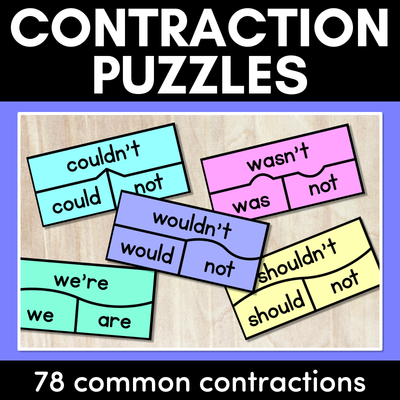 CONTRACTIONS PUZZLES