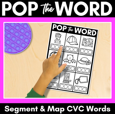 CVC WORD & CVCC CCVC WORDS CARD GAME - Crash Decodable Words Games