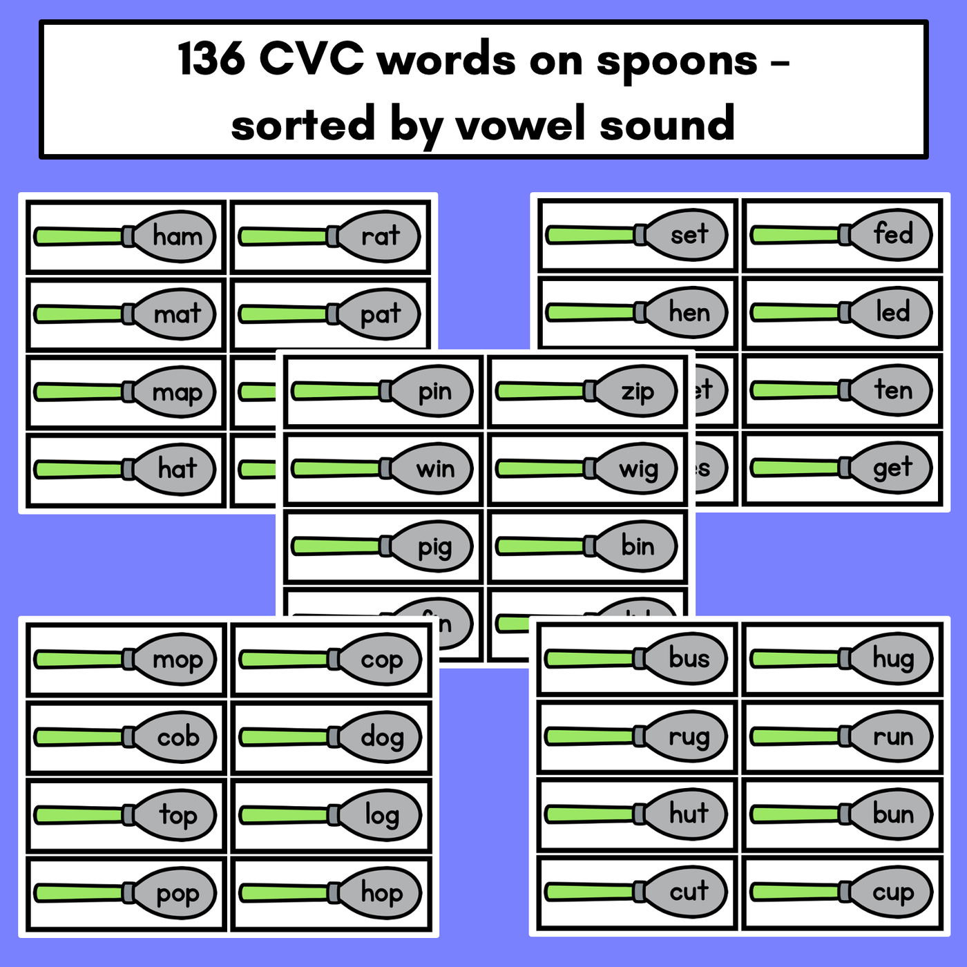 CVC Word Building Phonics Game - SOUPY SOUNDS
