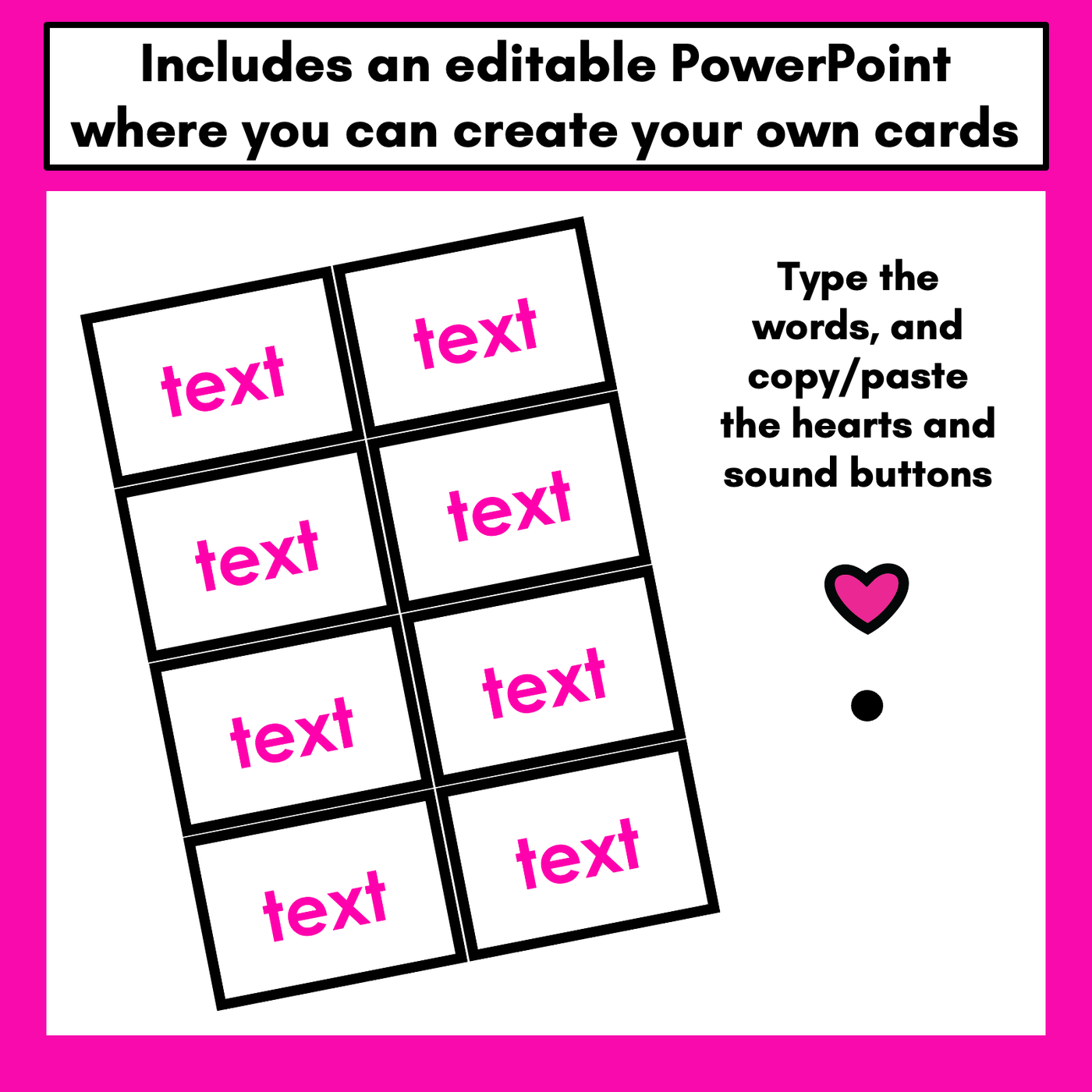 Heart Word Flash Cards