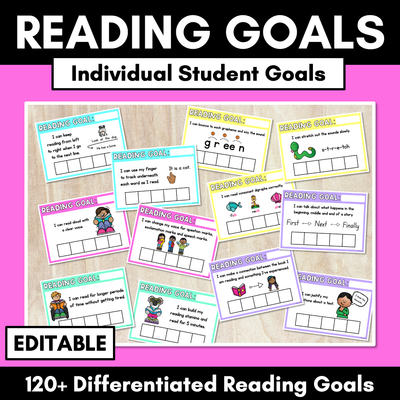 Reading Goals - Individual Student Learning Goals