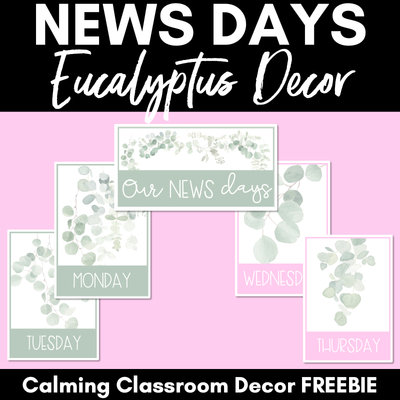 EUCALYPTUS DECOR News Day Posters