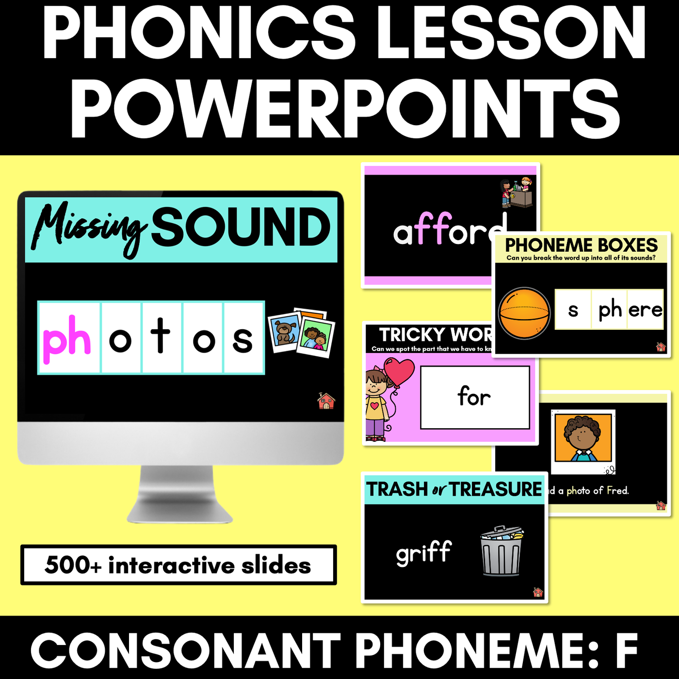Consonant Sound F PowerPoint | F FF PH