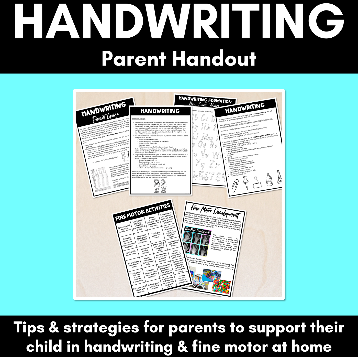 Handwriting Parent Handout