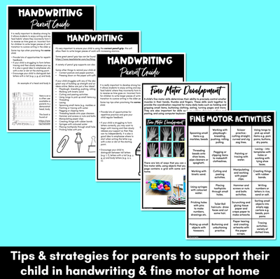 Handwriting Parent Handout