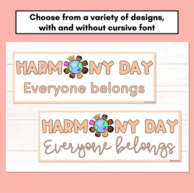 Harmony Day Posters