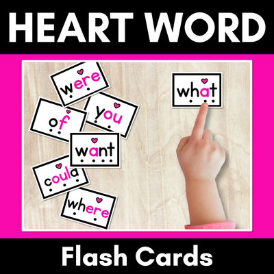 Heart Word Flash Cards EDITABLE FREE DOWNLOAD