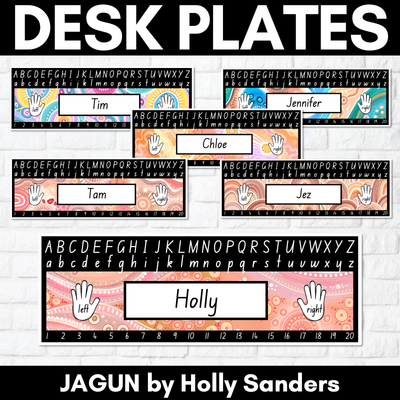 Student Desk Plates - The Jagun Collection