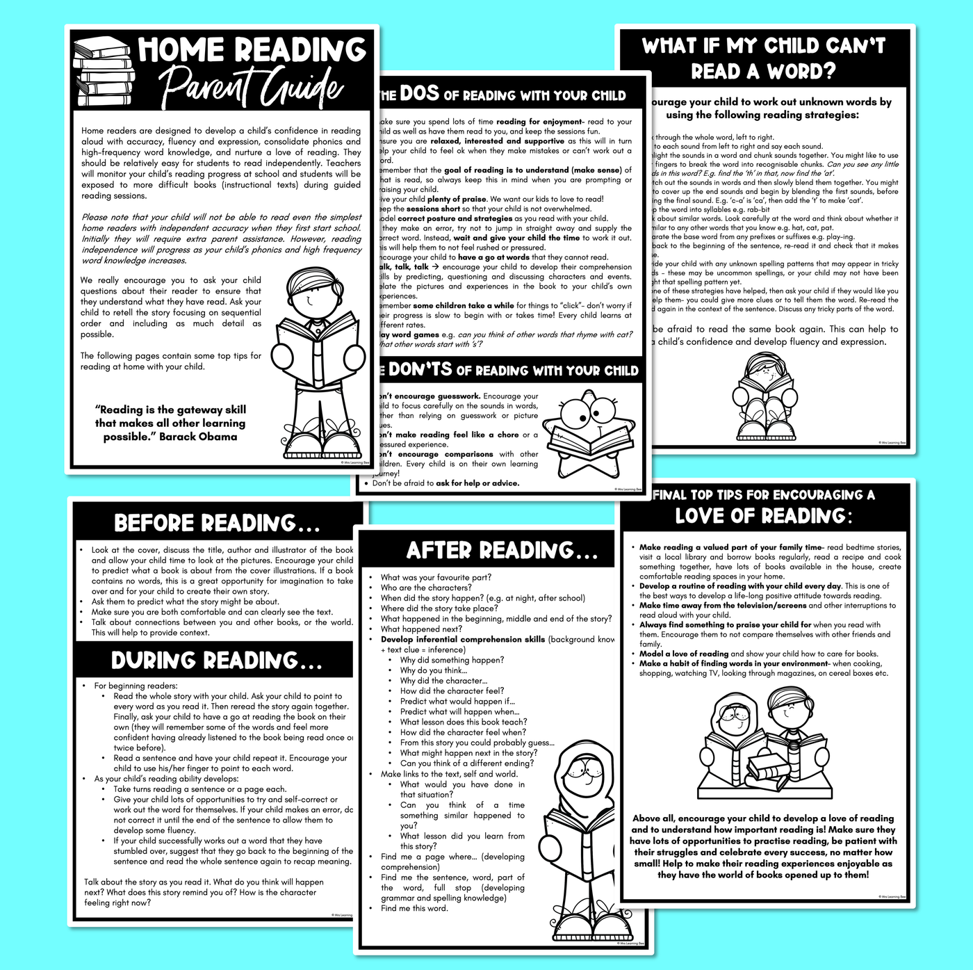 Home Reading Parent Handout