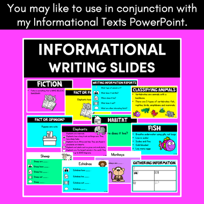 Informational Writing Posters