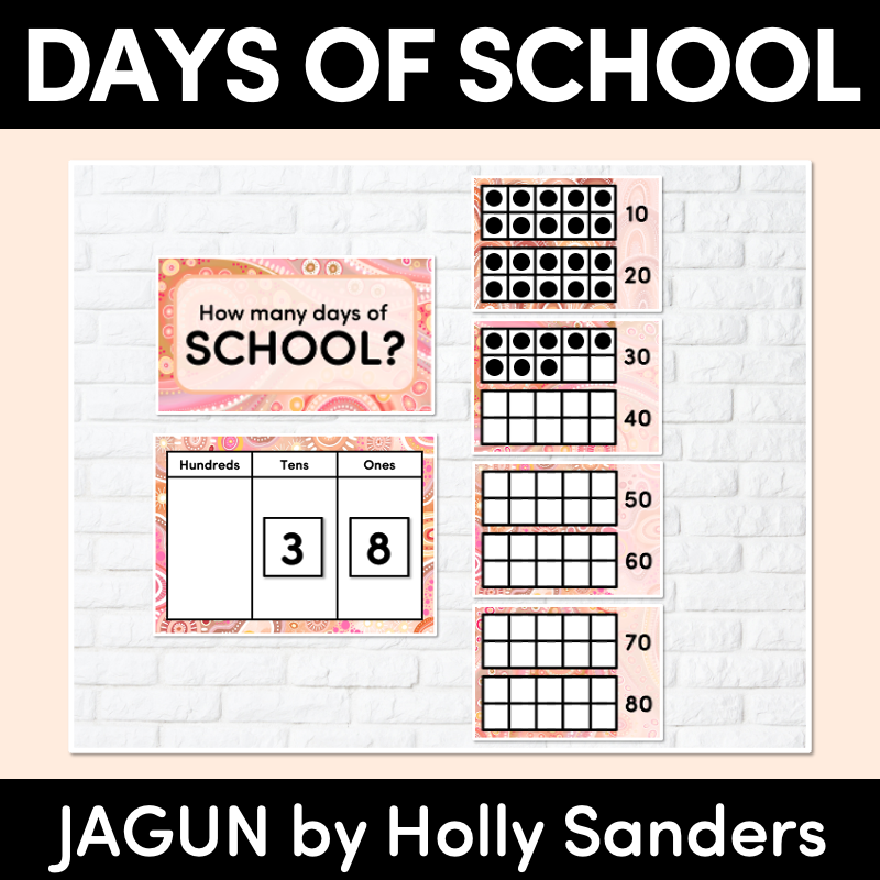 DAYS OF SCHOOL DISPLAY- The Jagun Collection