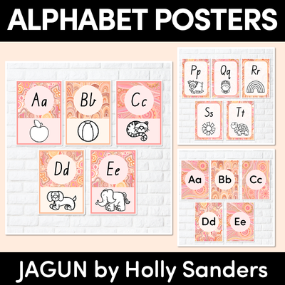 ALPHABET POSTERS - The Jagun Collection