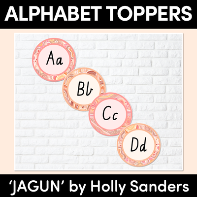 ALPHABET TOPPERS - The Jagun Collection