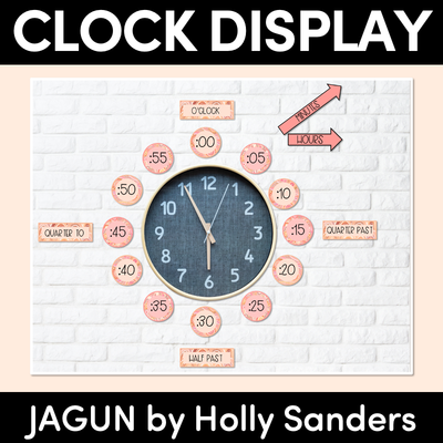 CLOCK DISPLAY - The Jagun Collection