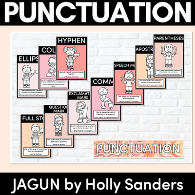 PUNCTUATION POSTERS - The Jagun Collection