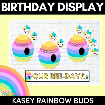 BIRTHDAYS DISPLAY- The Kasey Rainbow Collection