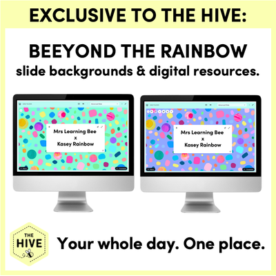 Bee Posters- The Kasey Rainbow Collection - Classroom Values & Expectations