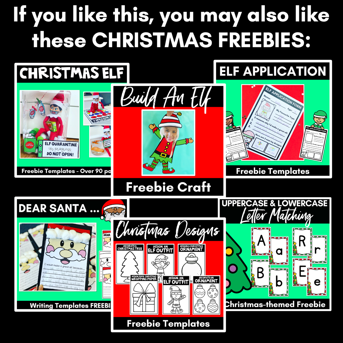 Build An Elf CHRISTMAS CRAFT FREEBIE