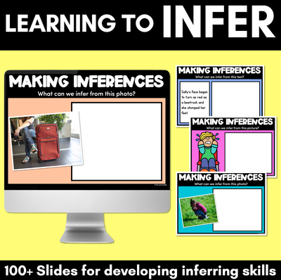 Making Inferences Prompts - Learning to Infer with Pictures, Photos & Text - PowerPoint