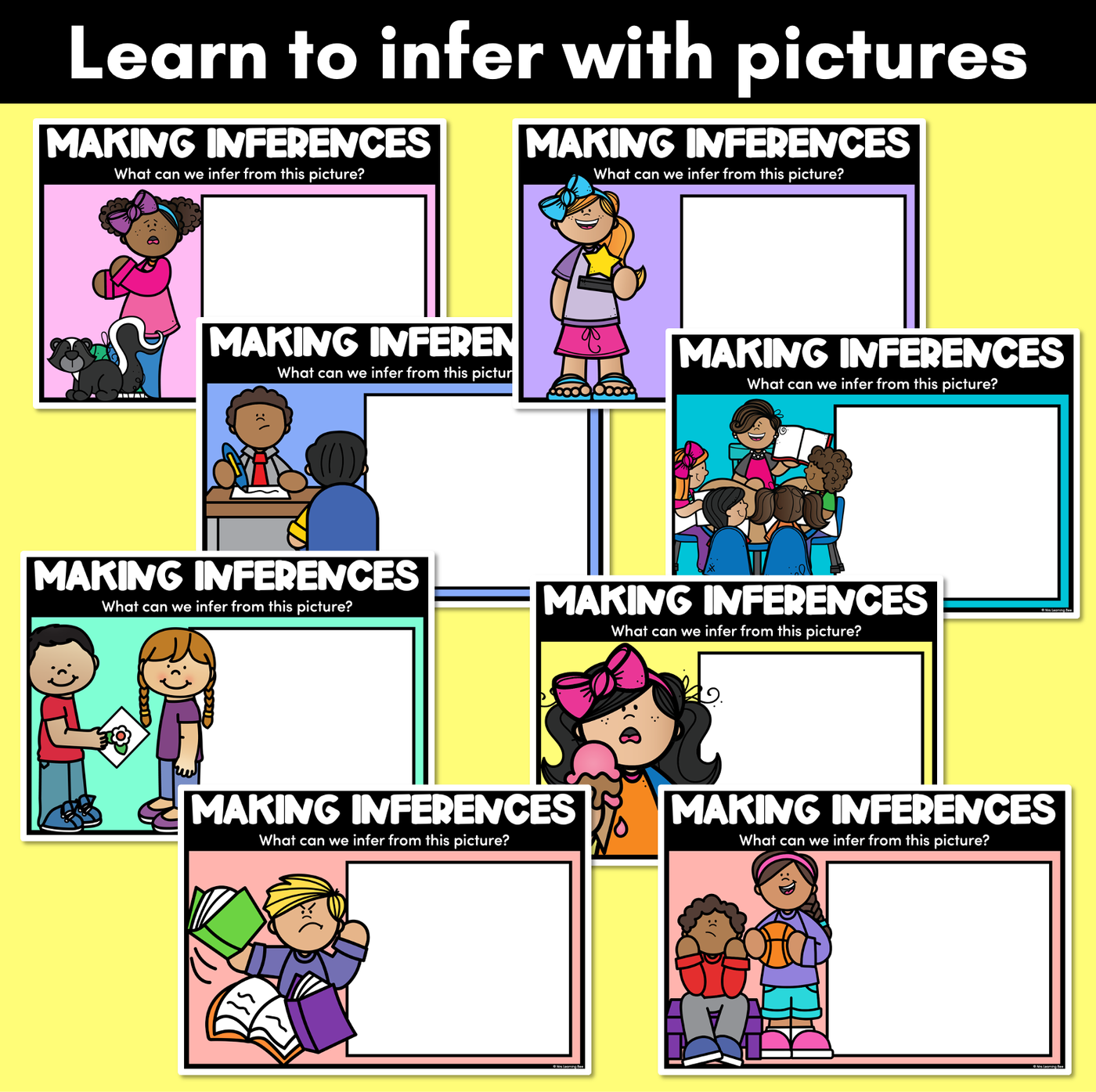 Making Inferences Prompts - Learning to Infer with Pictures, Photos & Text - PowerPoint