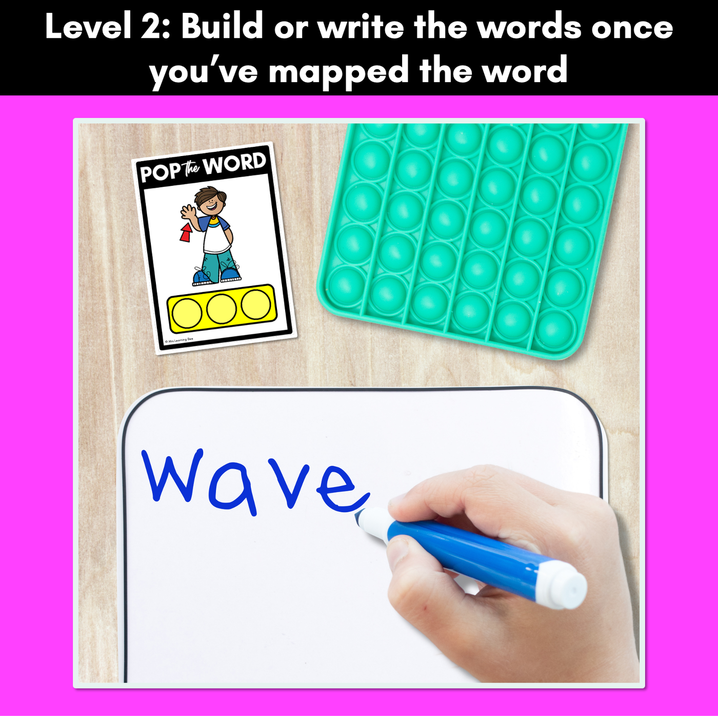 LONG VOWEL A POPPIT TASK CARDS - Phonemic Awareness + Word Mapping