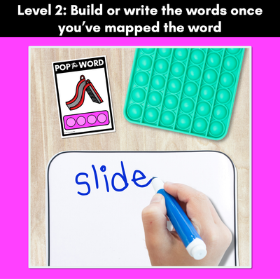 LONG VOWEL I POPPIT TASK CARDS - Phonemic Awareness + Word Mapping